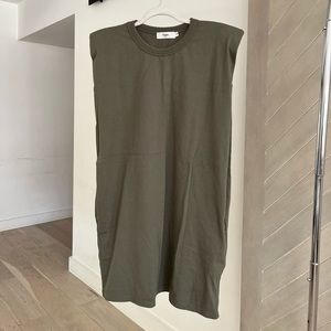 THE FRANKIE SHOP PADDED MUSCLE DRESS